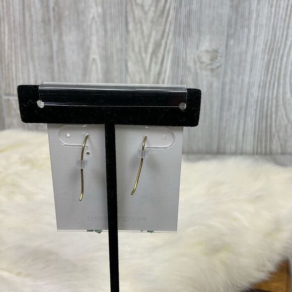 NWT Peyote Bird Free Spirit Earrings Gold Tone Green Beads 1.5" Southwestern Jew - Picture 4 of 5